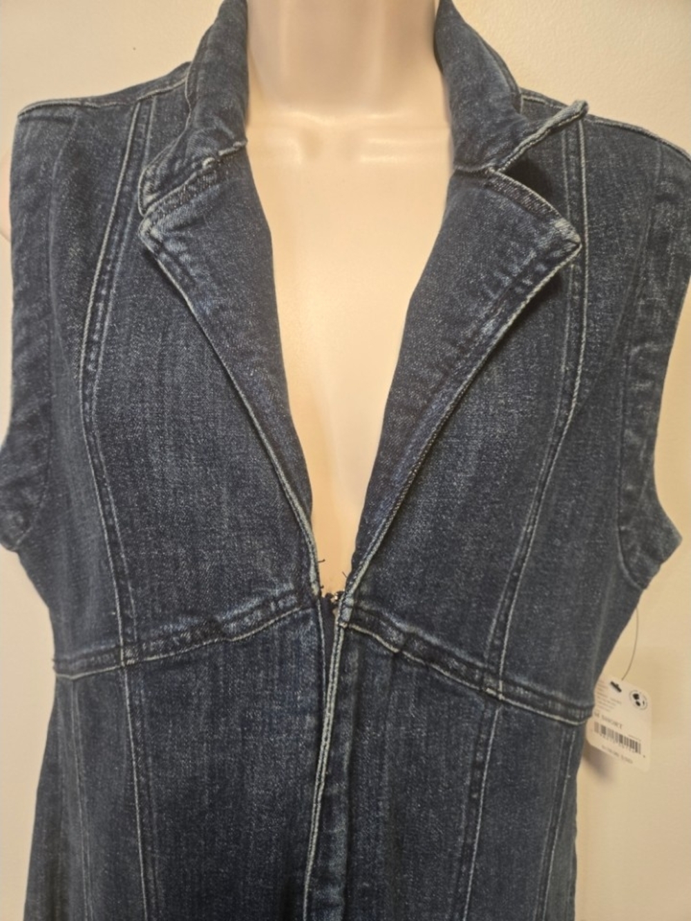 NWT We The Free Dark Indigo Denim Jumpsuit Size M - Picture 4 of 6